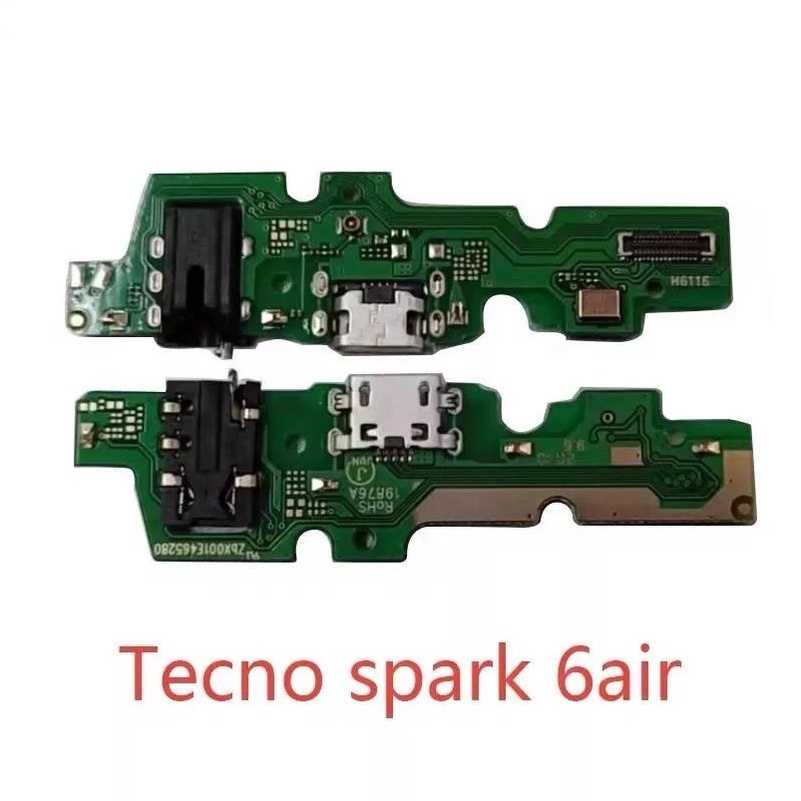 แพรตูดชาร์จ ก้นชาร์จ Tecno Spark 6 Air Charging Connector Flex PCB Board for Tecno Spark 6 Air รับปร