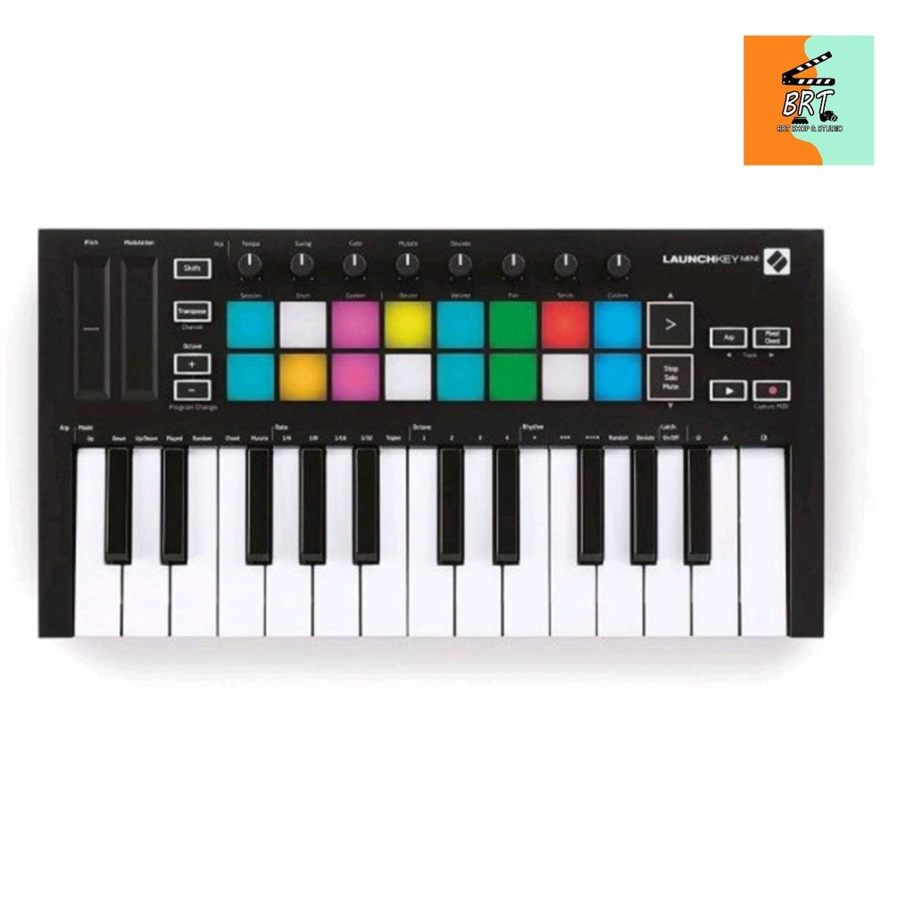 Novation Launchkey Mini MKlll  25  Novation Launchkey MK3 MIDI KEYBORD