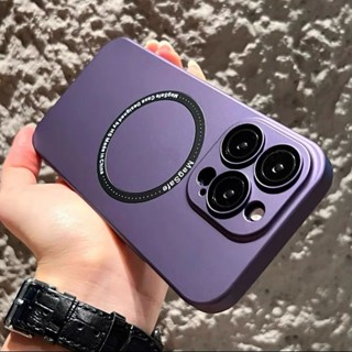 เคสมือถือ แบบแม่เหล็ก หรูหรา กันกระแทก สําหรับ iphone 14 promax case 14 plus 13 12 promax
