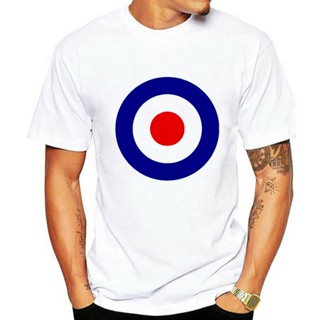 เสื้อเบลาส์ วินเทจ Raf รูปลอกเสื้อยืด Mod สกูตเตอร์อังกฤษ