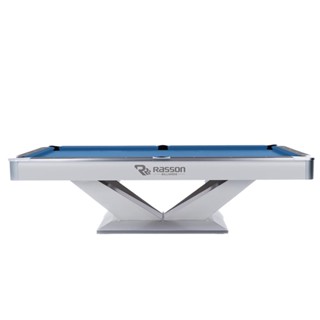 Rasson โต๊ะพูลโมเดิร์น มาตรฐานแข่งทัวร์นาเมนท์มืออาชีพ สีขาว รุ่น Victory II Pro Tournament Pool Table 8ft-9ft White