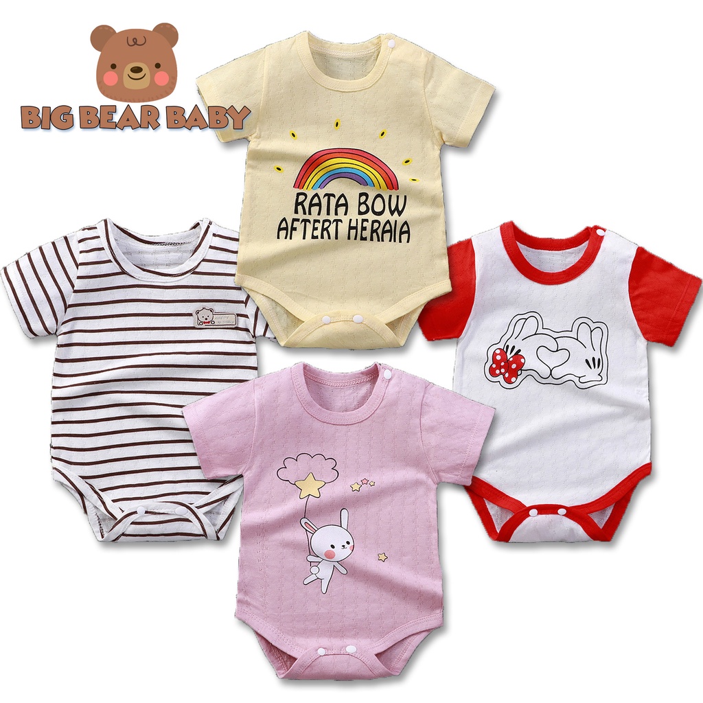 (ล้างสต๊อก59.-)บอดี้สูท นื้อคอตตอลผ้าโปร่ง รูระบายอากาศ BSW4