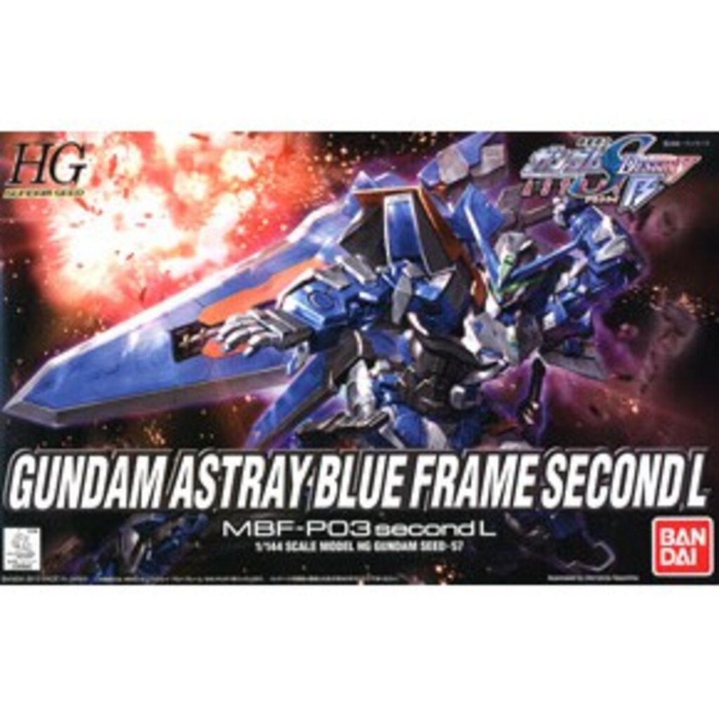 Bandai 4573102556011 hg 1/144 57 astray blue frame second L 1700yen