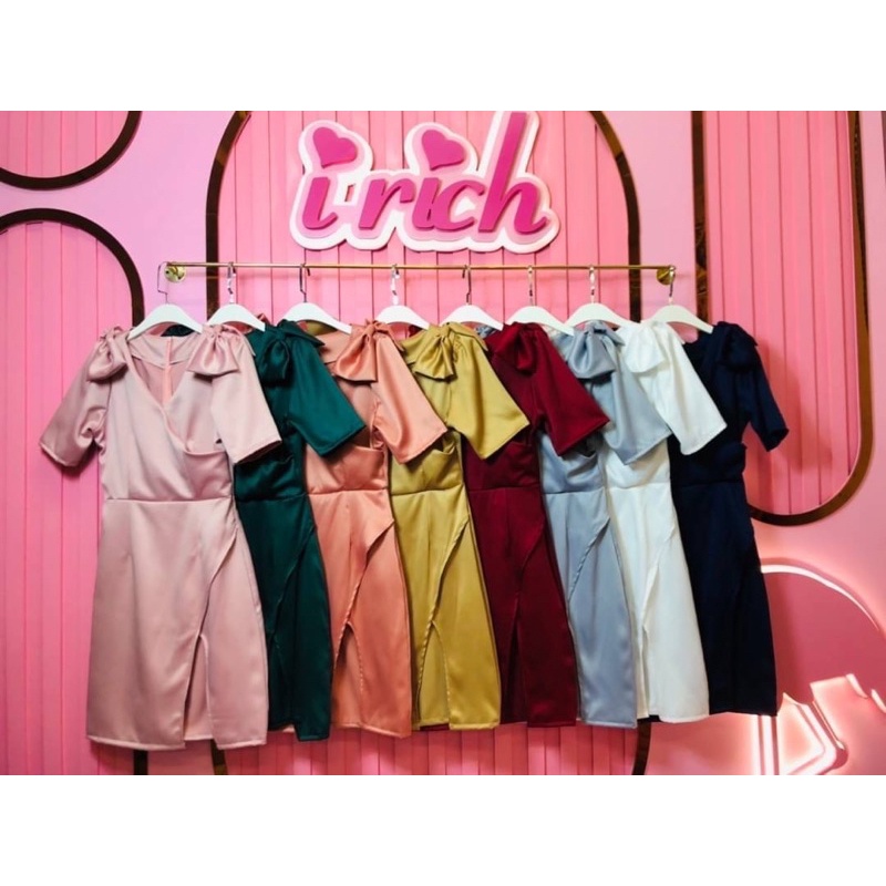 💕ShopBypuy💕เดรสออกงานไปงานแต่ง💕แขนสั้น📌ครบสี🔥 - รูปที่ 5