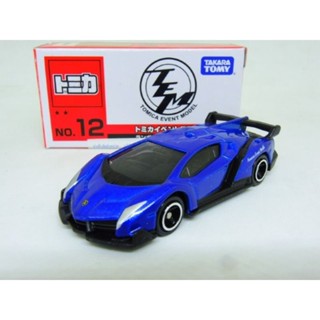 รถเหล็ก Tomica Event ** NO.12 - Lamborghini สีน้ำเงิน