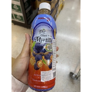 Pokka Ice Blueberry Tea 500 Ml. ชา รสบลูเบอร์รี่ สำเร็จรูป ( ตรา ปุกกก้า ) พอคคา ไอซ์ บลูเบอร์รี่ ที