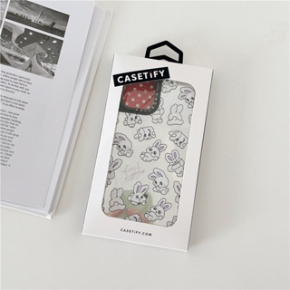 Casetify【กระต่ายขนตายาว】เคสโทรศัพท์มือถือ TPU กันกระแทก ลายการ์ตูน สําหรับ iPhone 14 plus 14 pro Max 13 12 11 pro Max