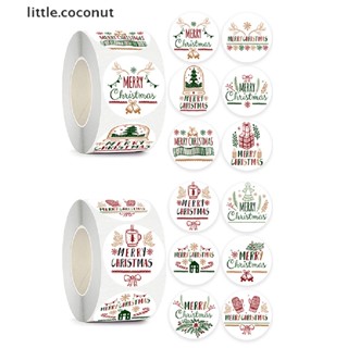 [little.coconut] 500pcs Merry Christmas Stickers Self-adhesive Holiday Stickers For Party Decor Boutique