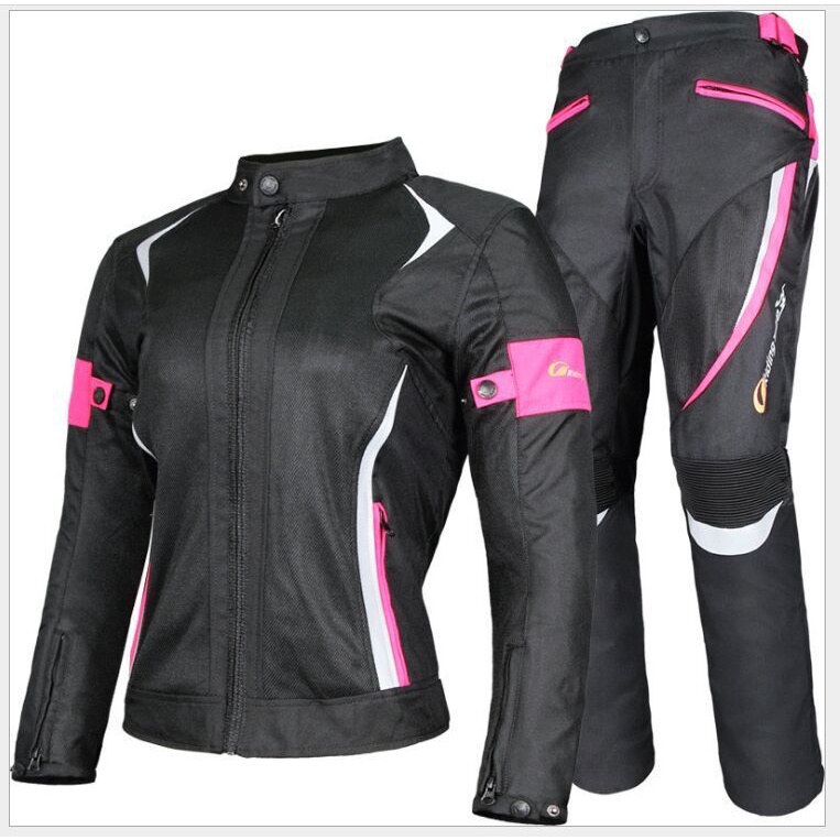 กระแสน้ำLadies Waterproof Racing Suit Motorcycle Riding Fall Protective Clothing with Protective Jacket motorcycle cloth