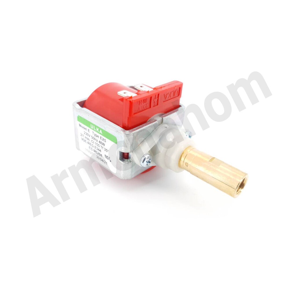อะไหล่เครื่องชงกาแฟ ปั๊มแดงแกนทองเหลือง ULKA EX5 230v 48w