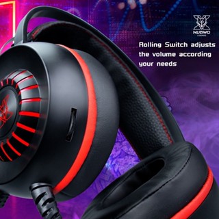 หูฟัง NUBWO X97 GAMING HEADSET ระบบ 7.1 แบบรอบทิศทาง ฟองน้ำนุ่ม เบาสบาย (รับประกันศูนย์ 1 ปี)