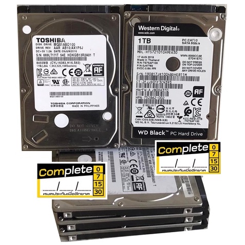 HDD-(NB/สำหรับโน๊ตบุ๊ค)-160GB-1TB-ราคาถูก-คละยี่ห้อ-หลากหลายความจุ