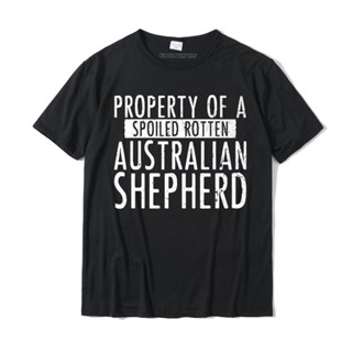 ขายดี!เสื้อยืดลําลอง ผ้าฝ้าย แขนสั้น เข้ารูป พิมพ์ลาย Australian Shepherd เหมาะกับของขวัญ สําหรับคู่รักสุนัข YNR 7RNZS-5