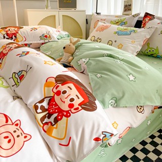 ❀►Disney ปลอกผ้านวมชิ้นเดียวหอพักนักเรียนเดี่ยว 150x200x230 ผ้านวมผ้าฝ้ายผ้าฝ้ายล้างผ้าฝ้ายฤดูหนาว