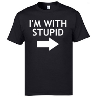 เสื้อผ้าผชเสื้อยืด ลาย Stupid Man ใส่สบาย สําหรับผู้ชายS-5XL