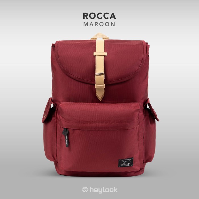 MERAH กระเป๋าสตรีผู้หญิงกระเป๋าเป้สะพายหลัง ROCCA WOMENS LAPTOP BACKPACK GIRLS BACKPACK - สีแดงนําเข