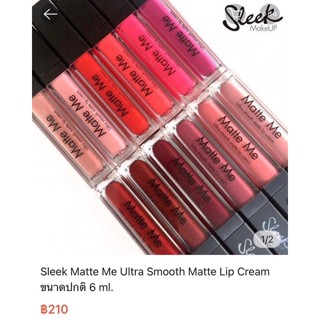 used Sleek Matte Me Ultra Smooth Matte Lip Cream 6 ml