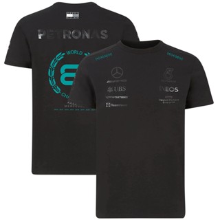 #เสื้อยืด พิมพ์ลาย 8 Mercedes-AMG Petronas F1 2021 สําหรับผู้ชาย