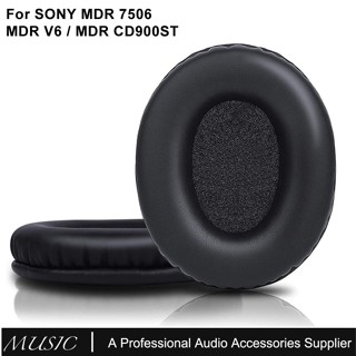 แผ่นครอบหูฟัง แบบเปลี่ยน สําหรับ Sony MDR 7506 MDR V6 MDR CD900ST 1 คู่ (2 ชิ้น)