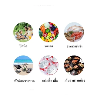 กระเป๋าเก็บอุณหภูมิ ร้อน/เย็น 15L/25L/33L กระเป๋าเก็บความเย็น สำหรับปิคนิค เก็บอาหาร เครื่องดื่ม นมแม่ และอื่นๆ