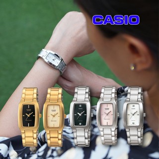 Casio รุ่น.LTP-1165 Serie ทรงสี่เหลี่ยมยอดนิยม นาฬืกาข้อมือผู้หญิง