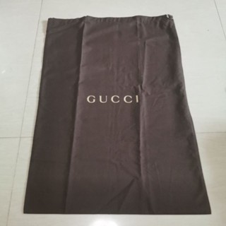 ถุงผ้ากันฝุ่น Gucci สีน้ำตาล