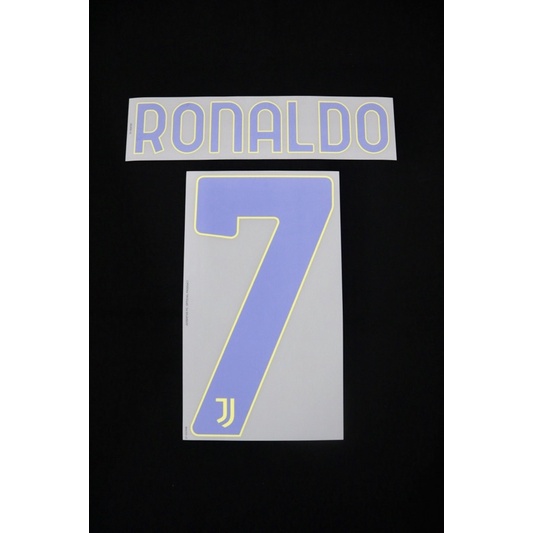 Original Juventus 3rd Ronaldo 7 Nameset สําหรับเสื้อแข่งปี 2021/2022