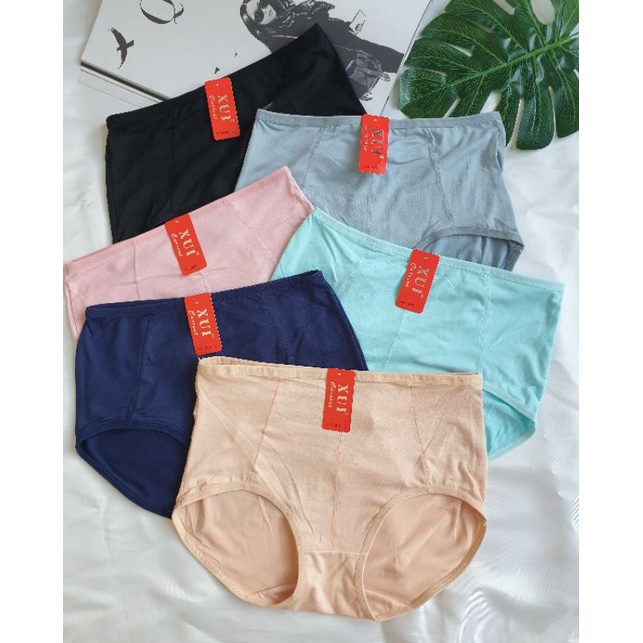 กางเกงในเก็บก้น ผ้านิ่ม ลื่น สีพื่น (ไซส์ L, XL)