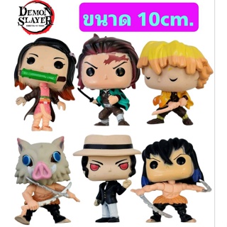 โมเดล Kimetsu no Yaiba POP ดาบพิฆาตอสูร เซ็ท6ตัว ขนาด10cm.