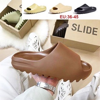 Yeez Slide Kanye West รองเท้าแตะสไลด์ Eu36-45 สีกาแฟ/ดํา/เขียว/เบจสําหรับผู้ชายและผู้หญิง