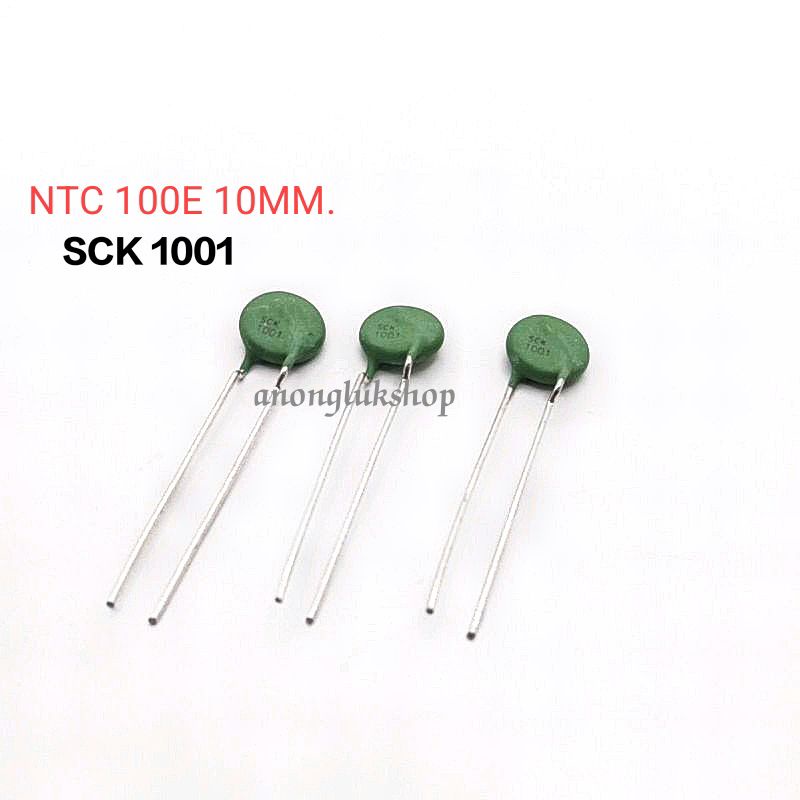 1ตัว 👉👉 SCK1001 SCK101001MFY NTC Thermistor 10MM. เทอร์มิเตอร์ ขนาด 10มิล 100โอม NTC 10MM. 100 Ohm