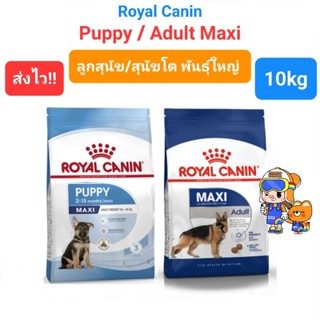 Royal Canin Maxi Adult 10kg / Maxi Puppy 10kg รอยัลคานิน สุนัขพันธุ์ใหญ่ ลูกสุนัขพันธุ์ใหญ่ 10 กิโลกรัม