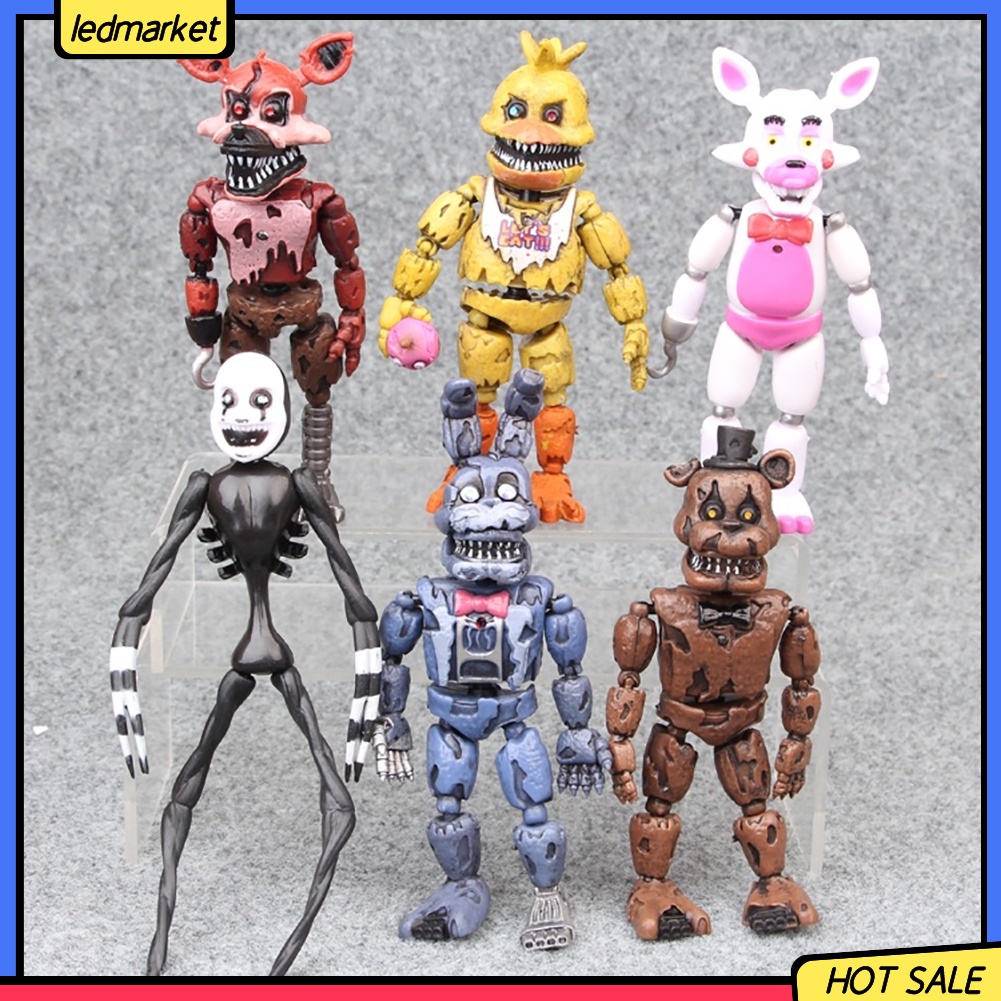 [Ledmarket] ตุ๊กตาฟิกเกอร์ five nights at freddy ' s funko led ถอดออกได้สําหรับเด็ก