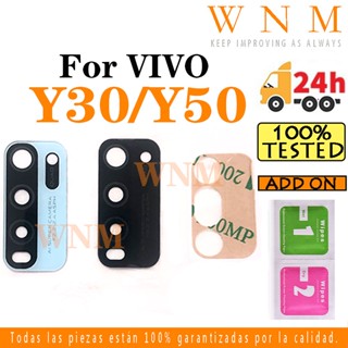 สําหรับ Vivo Y30 Y50 Y30i ด้านหลัง เลนส์กล้อง ฝาครอบกระจก พร้อมกาวเปลี่ยน