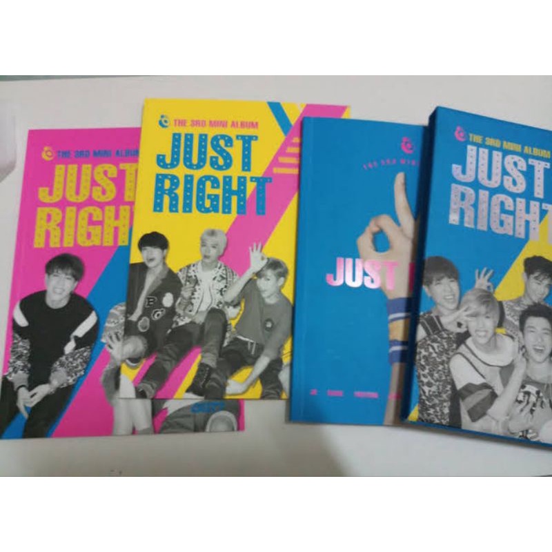 พร้อมส่ง!🥙 อัลบั้ม เปล่า  just right got7 กัซ 7 ( อ่านก่อนน้า)
