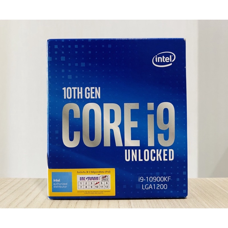 CPU Intel Core I9 10900KF (5.30GHz) 10C/20T LGA1200 ประกันศูนย์ พร้อมส่ง