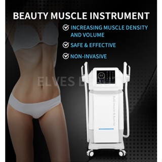 Factory Sales Electromagnetic Painless Weight Lose Butt Lifting Machine Fat Burning Muscle Building Equipment with 2 Han