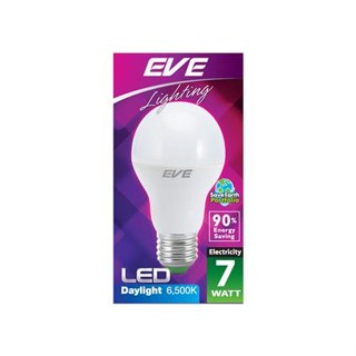 หลอดไฟ LED EVE A60 7 วัตด์ DAYLIGHT