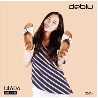NFshoes ถูกสุด! รองเท้าแตะ หญิง เพื่อสุขภาพ Deblu เดอบลู รุ่น L4606 มี 8 สี รองเท้าวินเทจ ไบเก้น นุ่มนิ่ม น้ำหนักเบา แท้