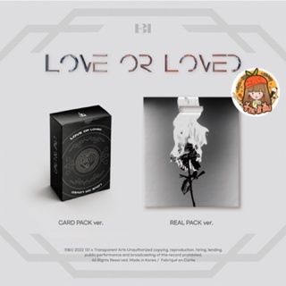 [พร้อมส่ง] B.I album - [Love or Loved Part.1] อัลบั้ม BI รอบเกาหลี &lt;CARD PACK / REAL PACK  Ver.&gt;
