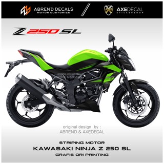 Ninja Z 250 SL Graphic Striping Original Printing / Kawasaki…
