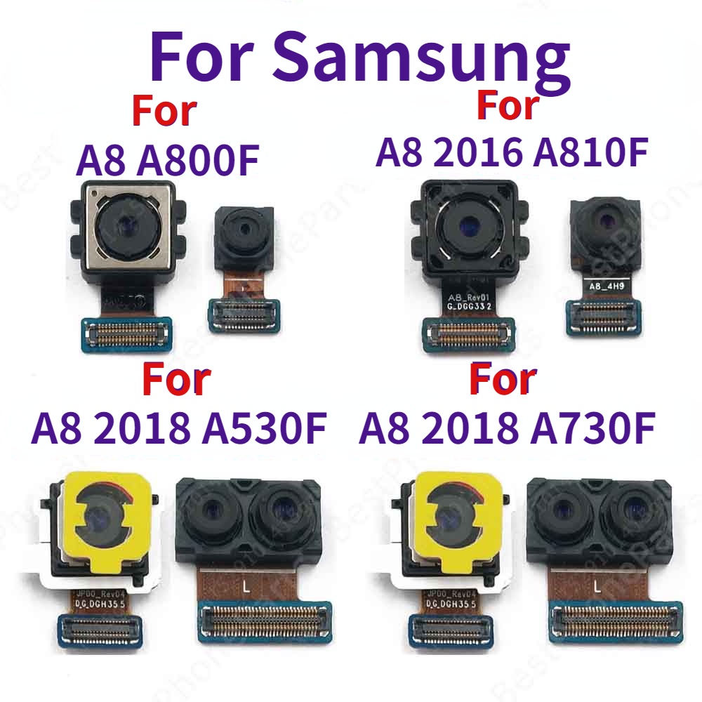 แท้ โมดูลกล้องหน้า หลัง สําหรับ Samsung Galaxy A8 Plus 2016 2018 A800F A810F A530F A730F