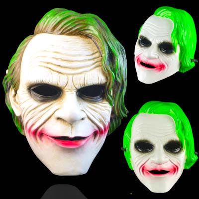 หน้ากากตัวตลก Joker spooky สําหรับเค้นคอฮาโลวีน