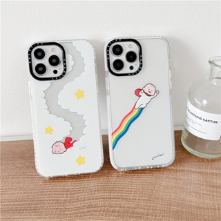 เคสโทรศัพท์มือถือซิลิโคน TPU แบบนิ่ม ลาย High quality CASETiFY SUPER HERO Eat your clouds TARO OONO สําหรับ iPhone 14 Plus 14 Pro Max 11 12 Pro Max 13 Pro Max