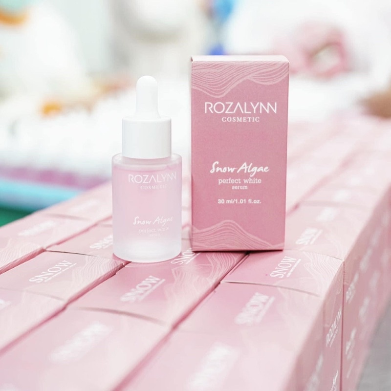 ปลิตภัณฑ์บำรุงผิวหน้าผลิตภัณฑ์ใหม่ จาก ROZALYN COSMETIC 🌸 Snow Algae perfect white Serum (เซรั่ม สโน