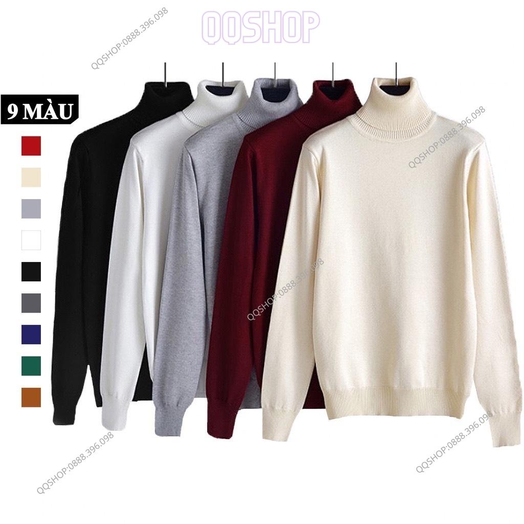 เสื้อสเวตเตอร์ผู้ชายคอเต่าสีใหม่ล่าสุด 2023 - QQ SHOP เสื้อสเวตเตอร์ผู้ชาย