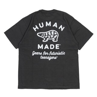 เสื้อยืด ผ้าฝ้าย พิมพ์ลาย HUMAN MADE สําหรับผู้ชาย และผู้หญิง