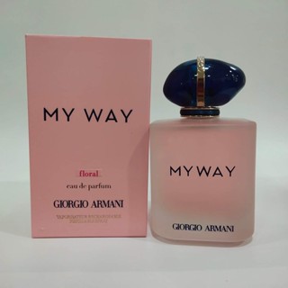 【ของแท้ 💯% 】⚡️ส่งฟรี 🚚 น้ำหอม  Giorgio Armani My Way Floral EDP 90 ml.  *กล่องขาย*