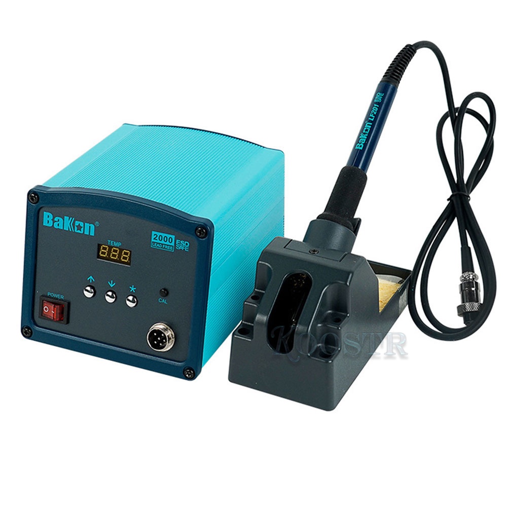 Bakon BK2000 High Frequency Eddy Heat Rework Iron Temperature Adjustable Soldering Station for Circuit Board