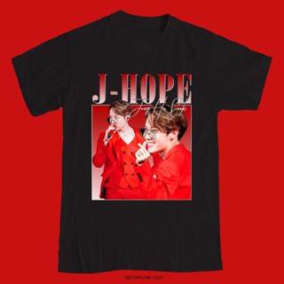 เสื้อยืด cotton J-HOPE HOMAGE TEEStreetwear เสื้อยืดผู้ชาย ผู้หญิง